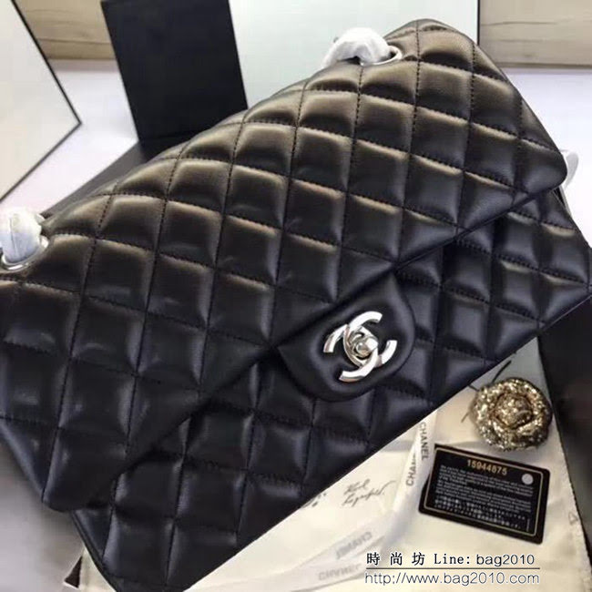 香奈兒CHANEL 原單精品升級版A1112進口小羊皮 金銀鏈條單肩斜挎包 DSC1421